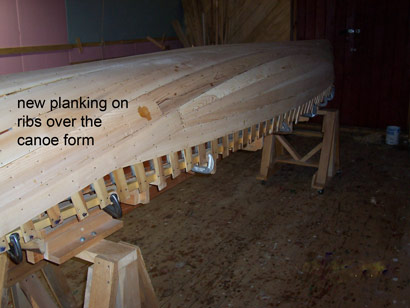 planking on  hull