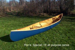 We build an 11-foot lightweight canoe (36 lbs) based on the Chestnut 