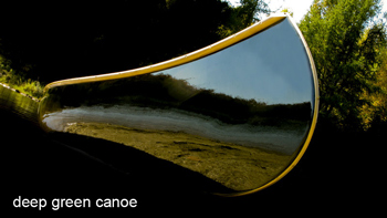 deep green canoe